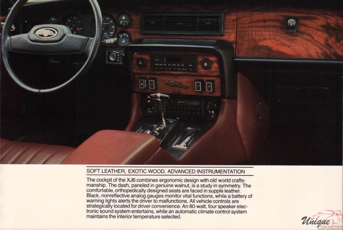 1985 Jaguar Model Lineup Brochure Page 11